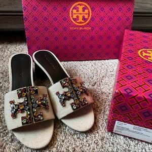Tory Burch Ines Mid-Heel Sandals (W7)